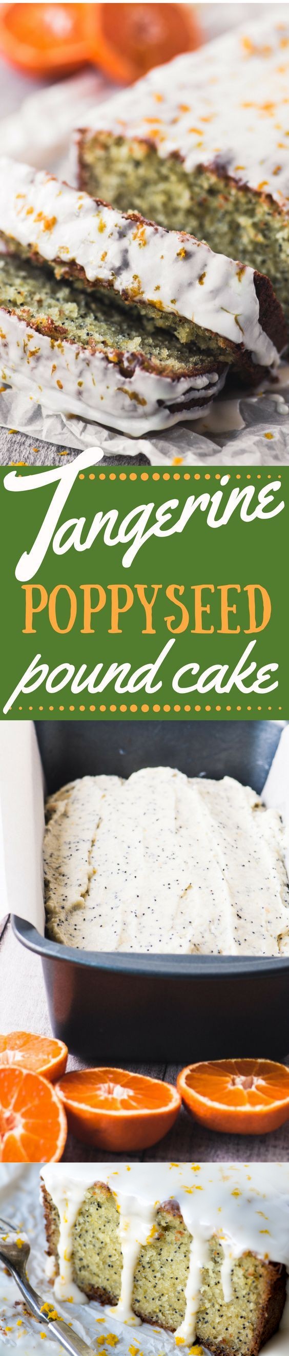 Tangerine Poppy Seed Pound Cake