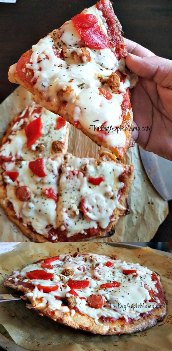 The Best Low Carb Pizza Crust – No Cauliflower involved