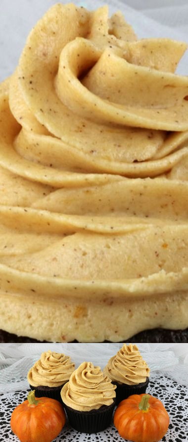 The Best Pumpkin Spice Buttercream Frosting