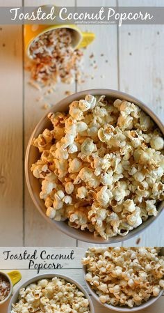 Toasted Coconut Popcorn