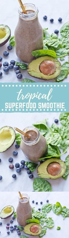 Tropical Superfood Smoothie (plus VIDEO