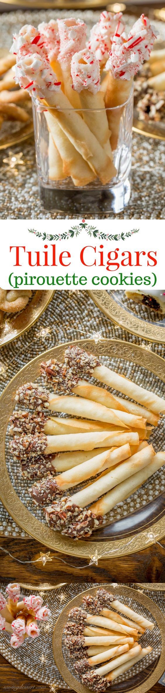 Tuile Cigar Cookies (Pirouettes