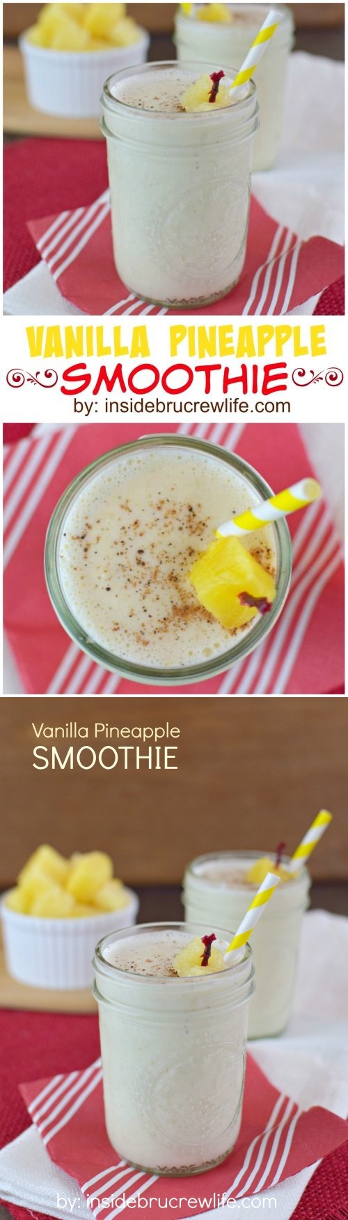 Vanilla Pineapple Smoothie