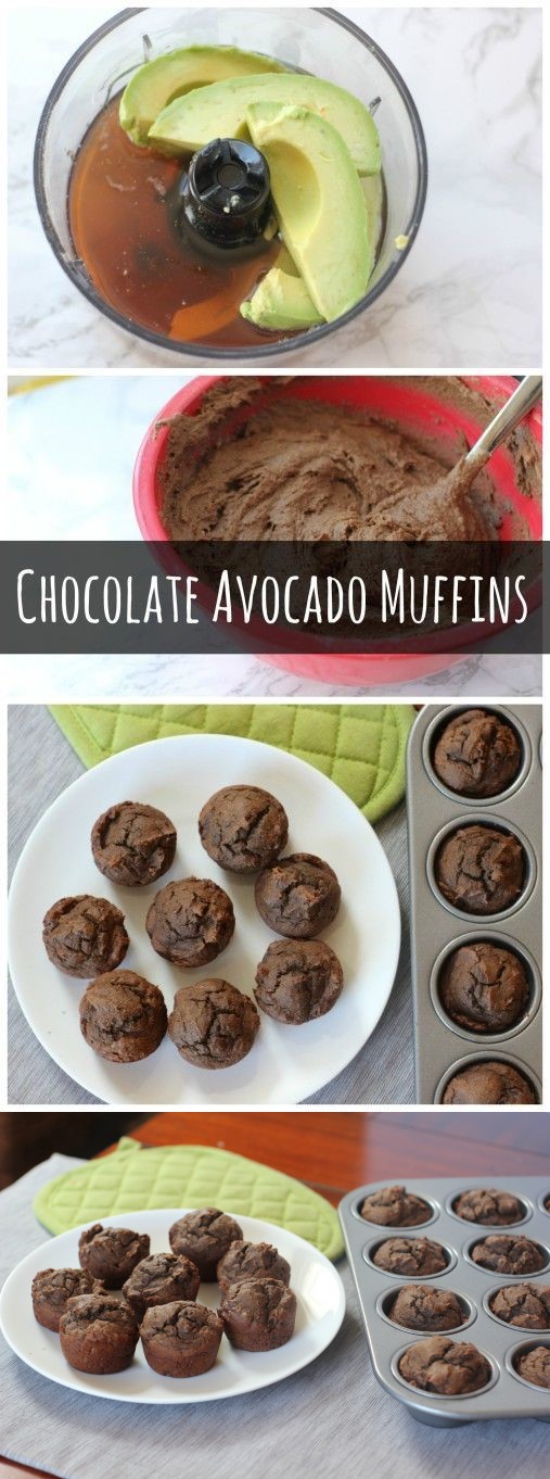 Vegan Chocolate Avocado Muffin