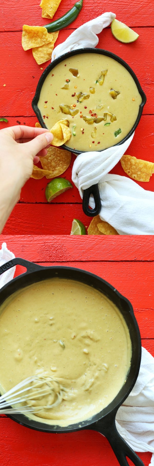 Vegan Green Chili Queso