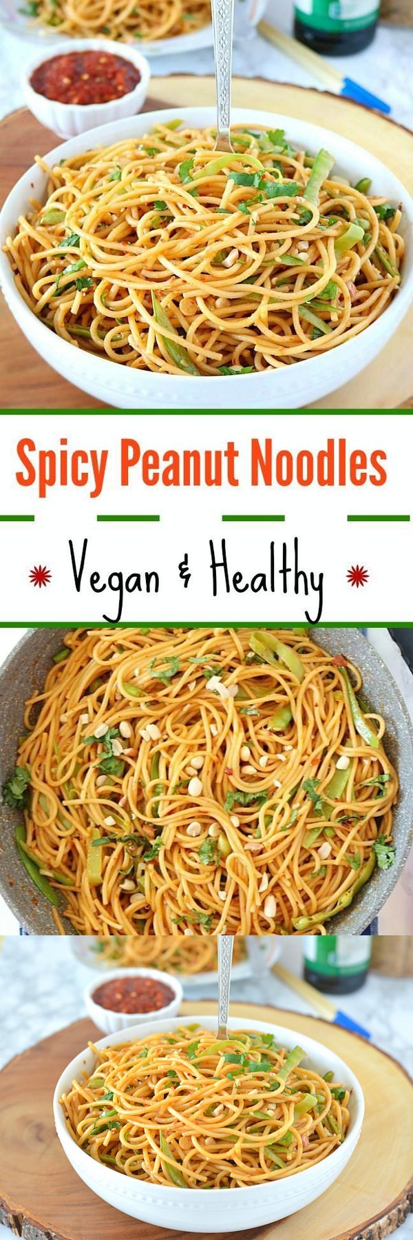 Vegan Spicy Peanut Noodles