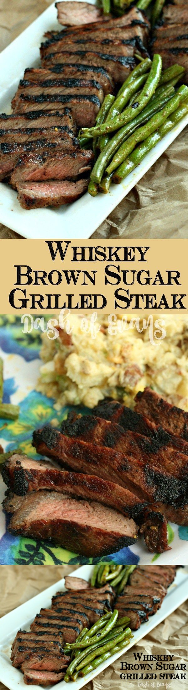 Whiskey Brown Sugar Grilled Steak