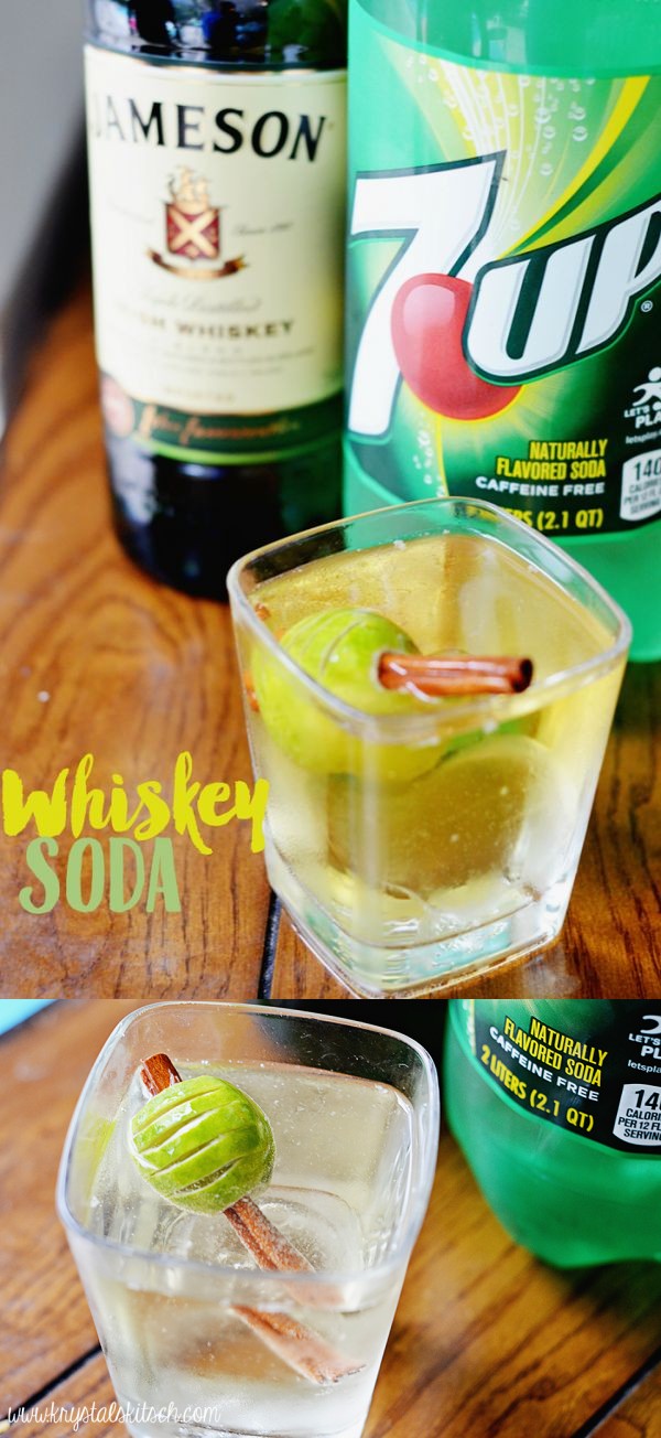 Whiskey Soda Cocktail