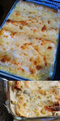 White Chicken Enchiladas