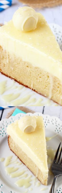 White Chocolate Truffle Cake