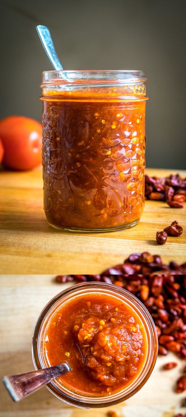 Wicked Hot Chipotle Chile Pequin Salsa