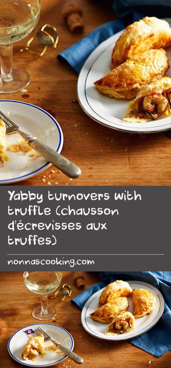 Yabby turnovers with truffle (chausson d'écrevisses aux truffes