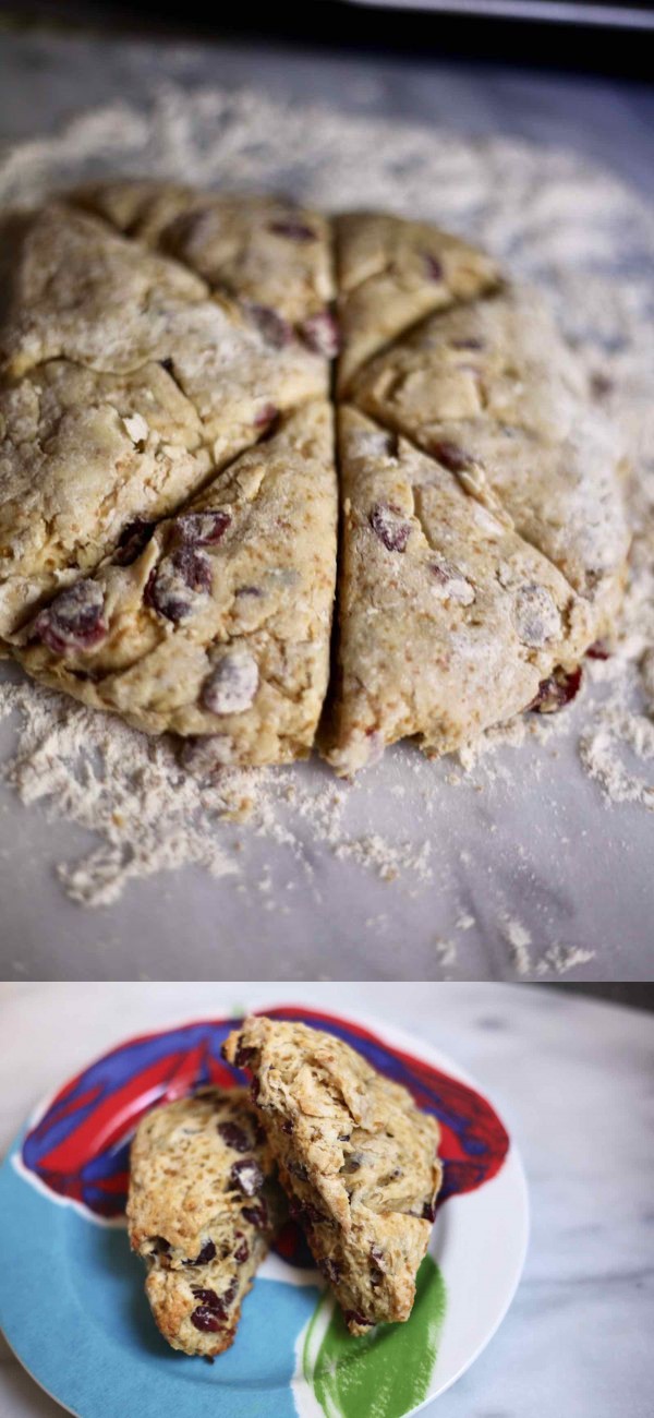 Yogurt Cranberry Scones