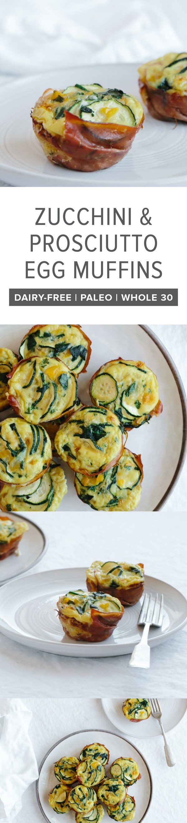 Zucchini and Prosciutto Egg Muffins