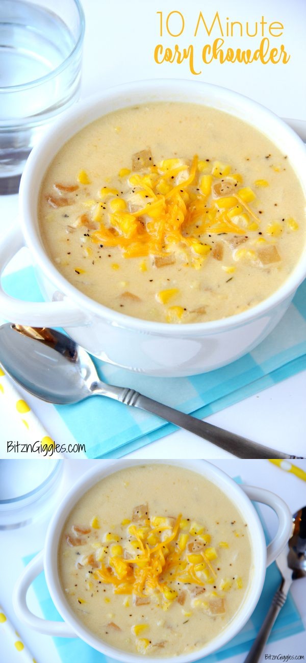 10 Minute Corn Chowder