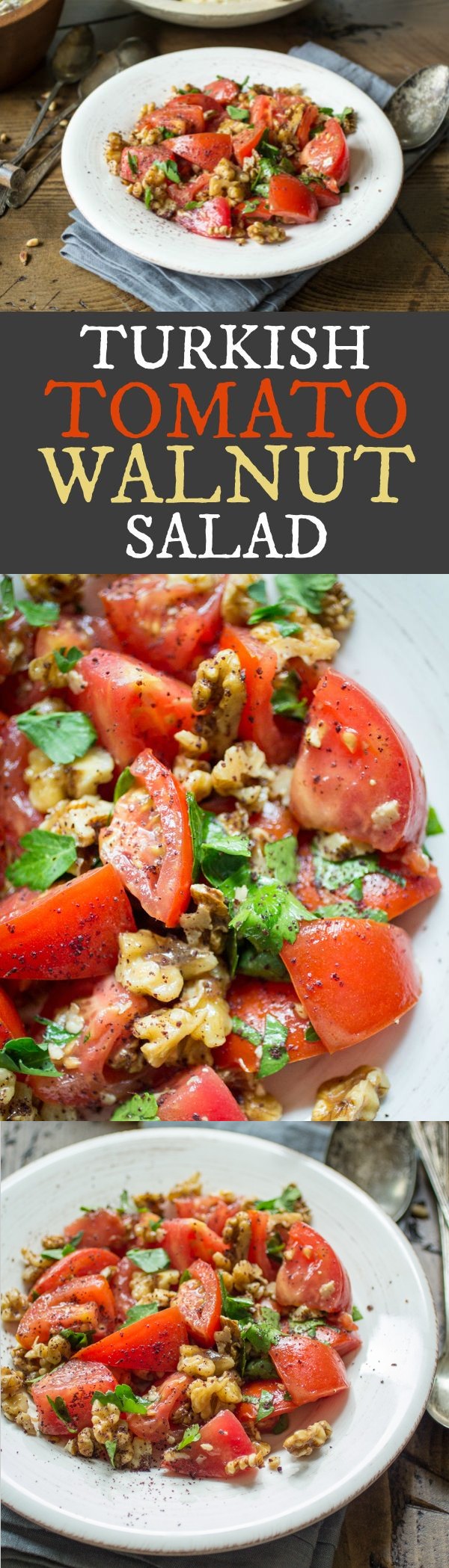 10 Minute Tomato and Walnut Salad