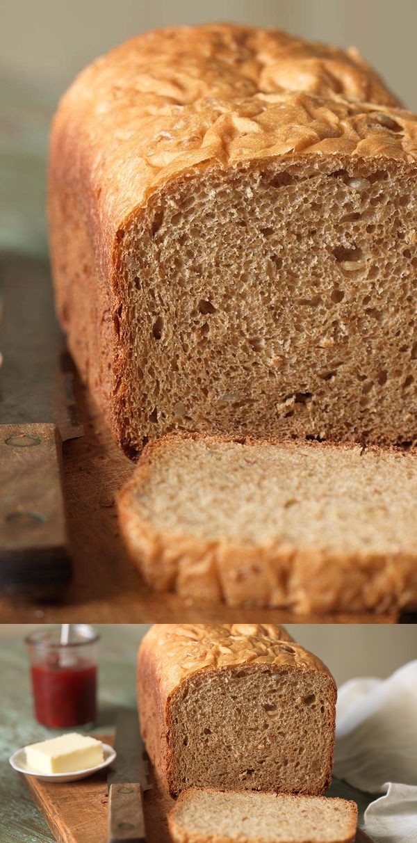 100% Whole Wheat Bread for the Bread Machine