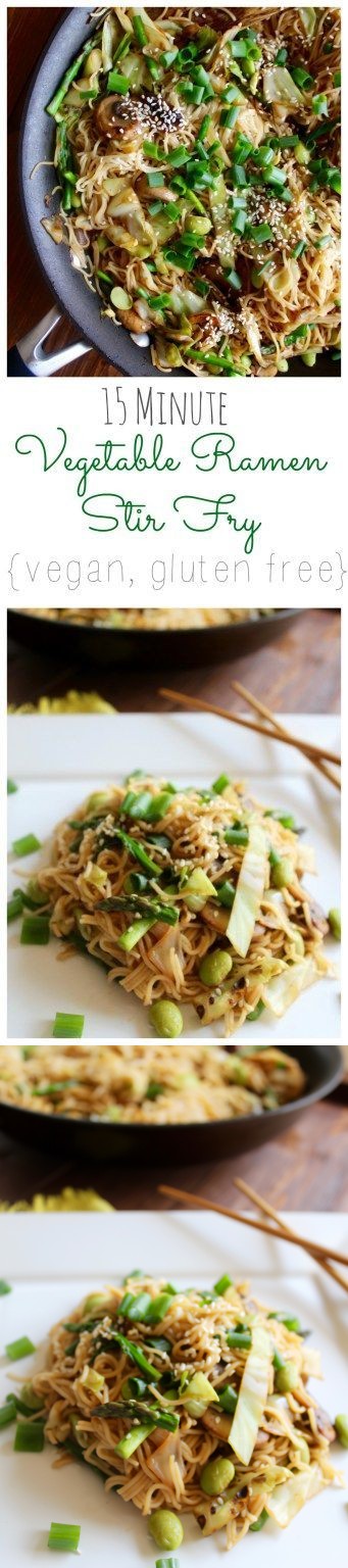 15 Minute Vegetable Ramen Stir Fry