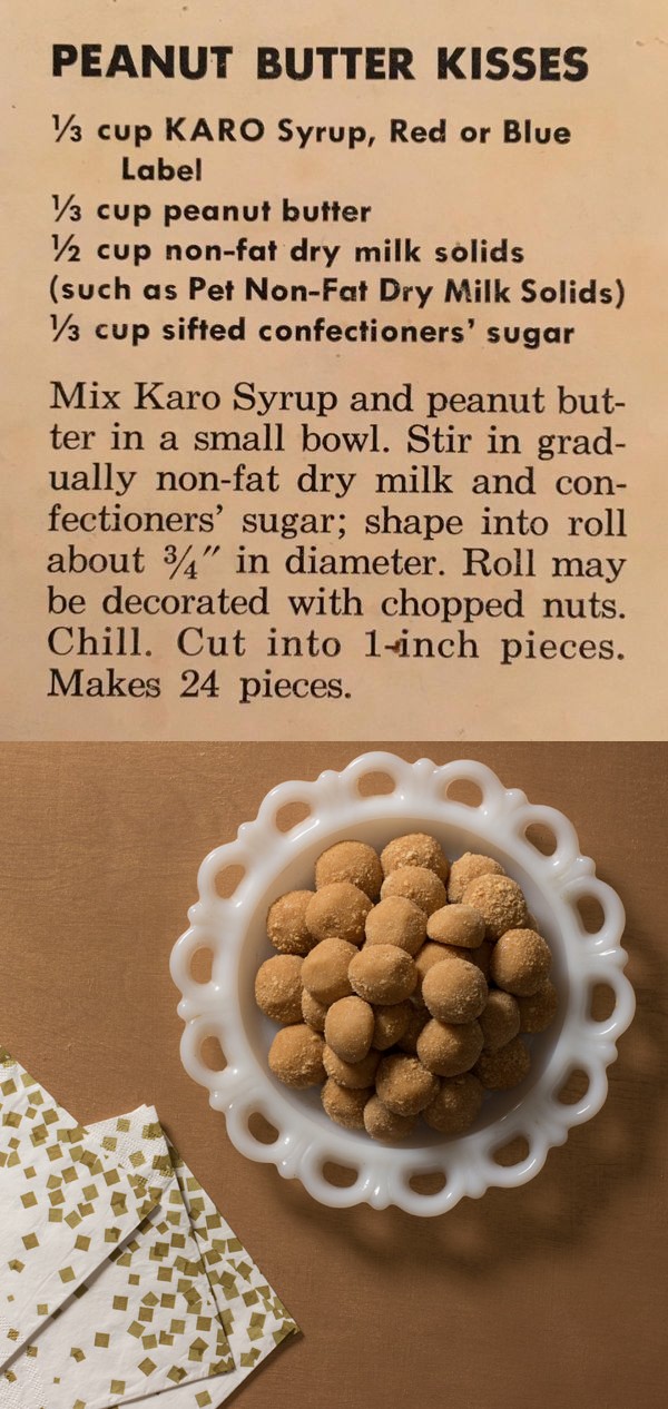 1950’s No-Bake Peanut Butter Bites