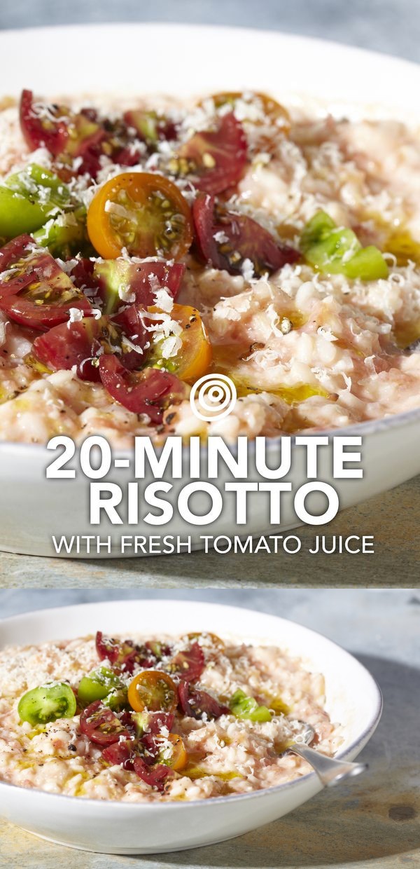 20-Minute Fresh Tomato Risotto