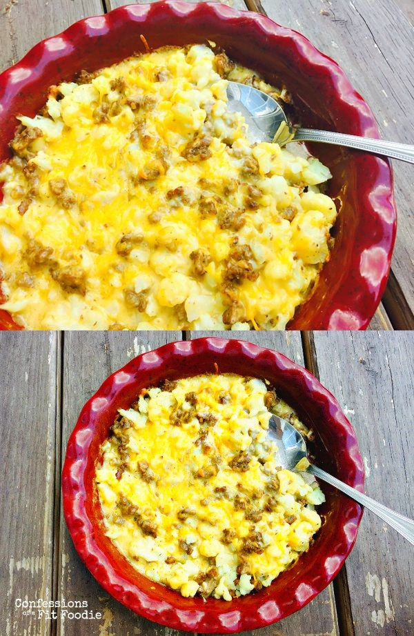 21 Day Fix Cauliflower Cheeseburger “Mac”