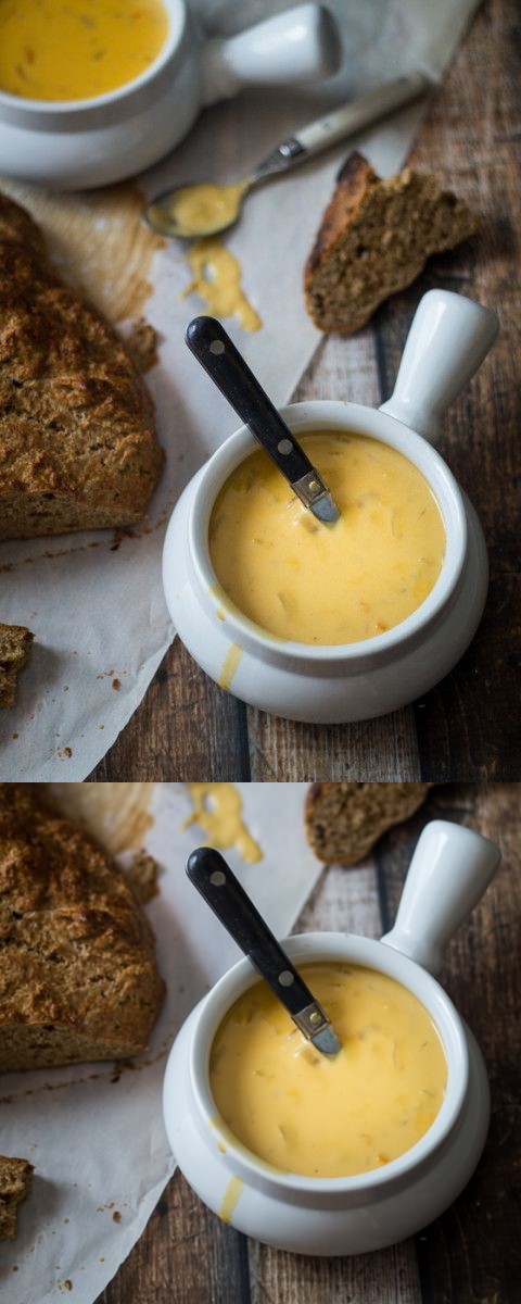 30 Minute German Beer Cheese Soup