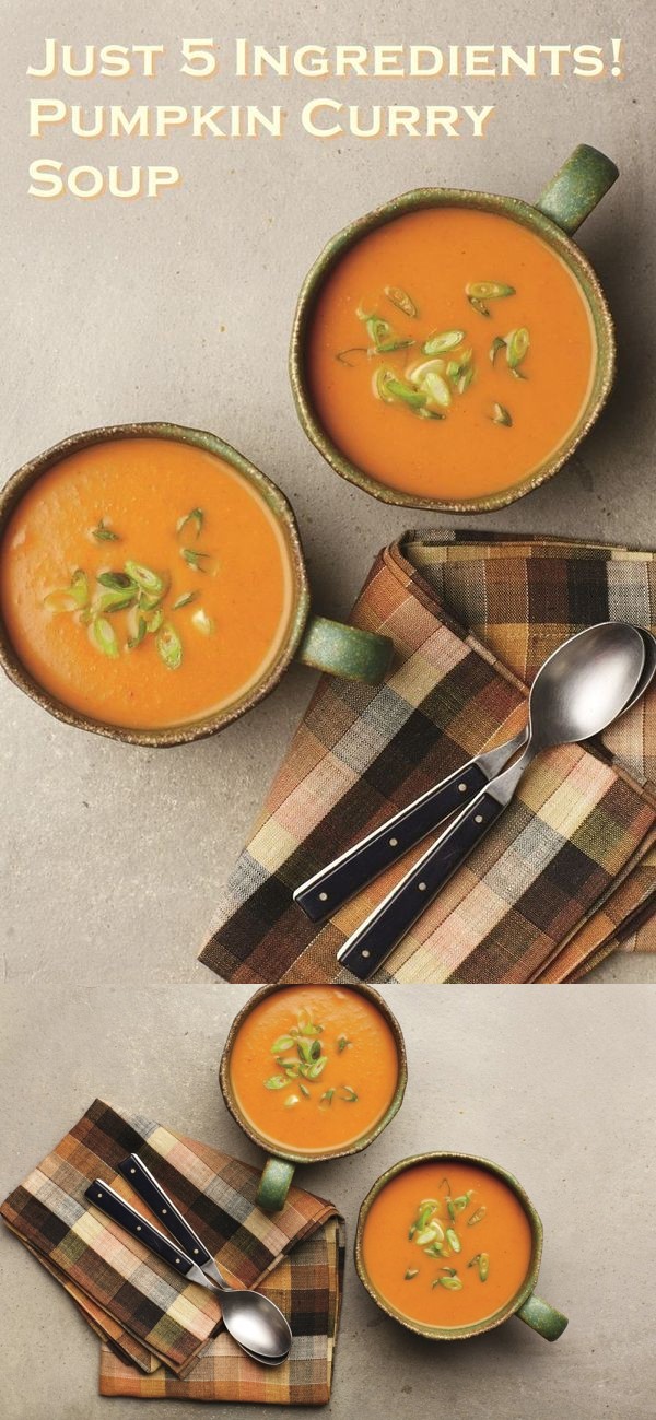 5-Ingredient Pumpkin Curry Soup