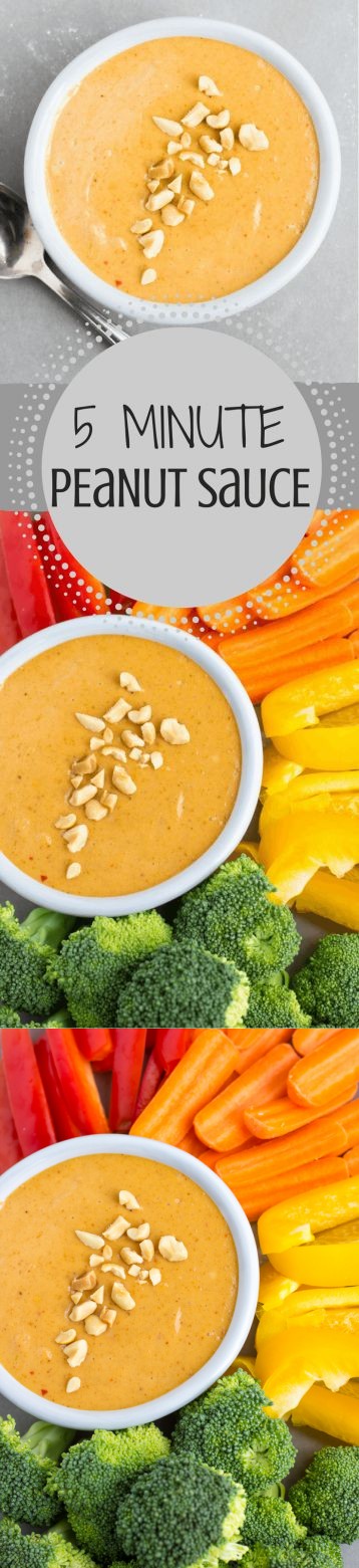 5 Minute Peanut Sauce