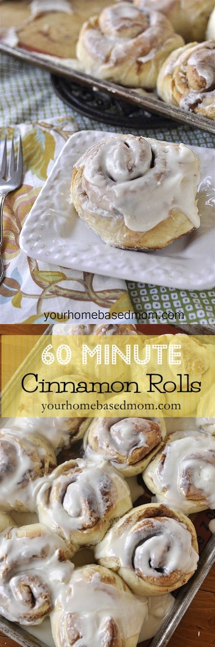 60 Minute Cinnamon Rolls