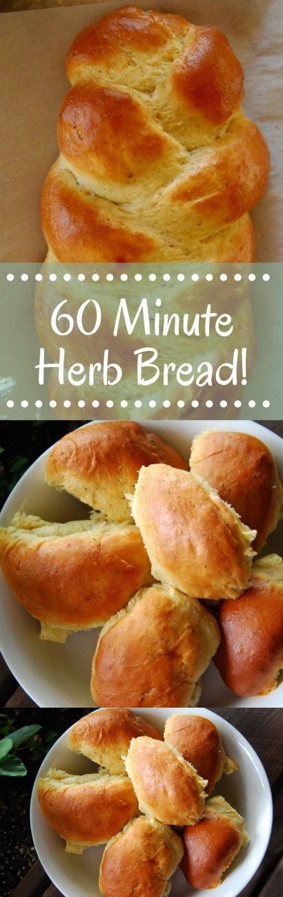 60 Minute Homemade Herb Bread