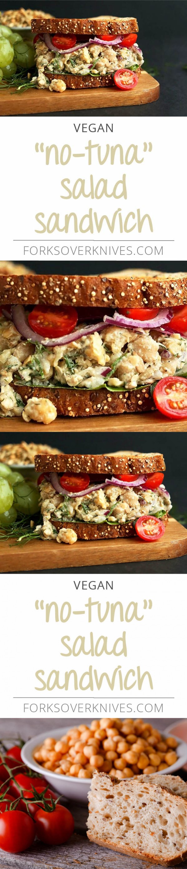 “No-Tuna” Salad Sandwich