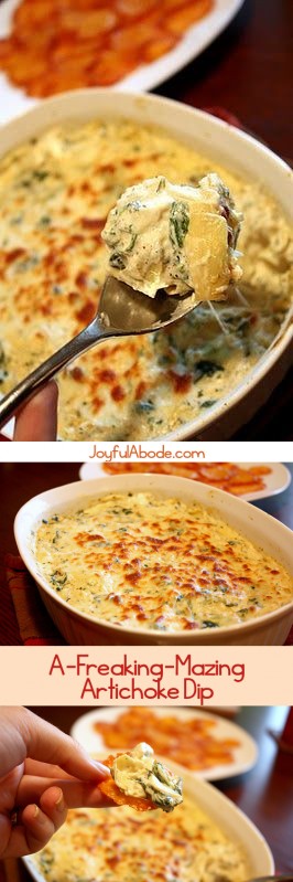 A-Freaking-Mazing Artichoke Dip