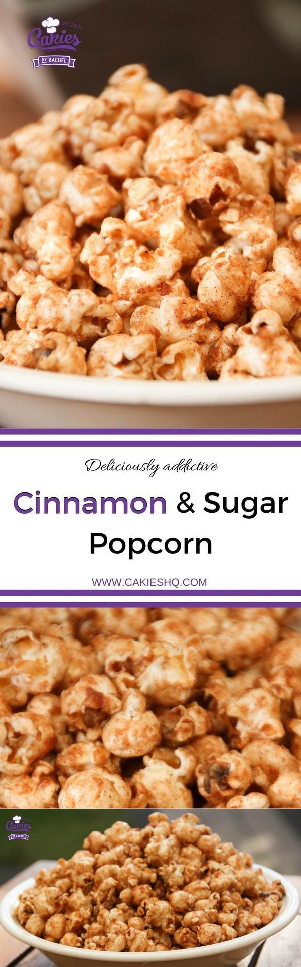 Addictive Cinnamon and Sugar Popcorn