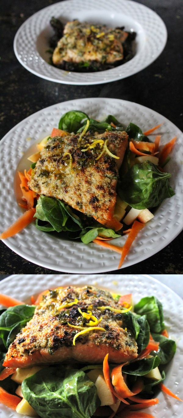 Almond & Herb Crusted Salmon