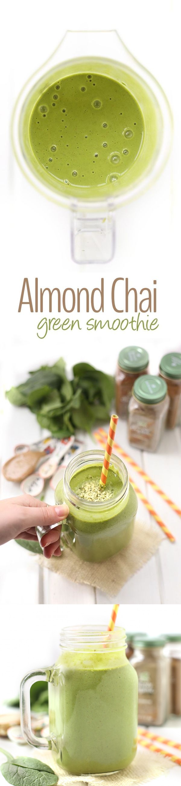 Almond Chai Green Smoothie