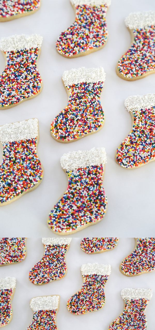 Almond Stocking Cookies