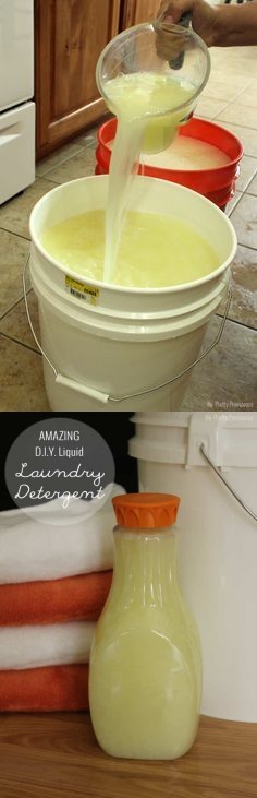 Amazing DIY Liquid Laundry Detergent