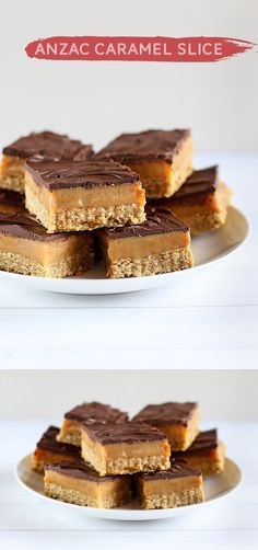 ANZAC Caramel Slice