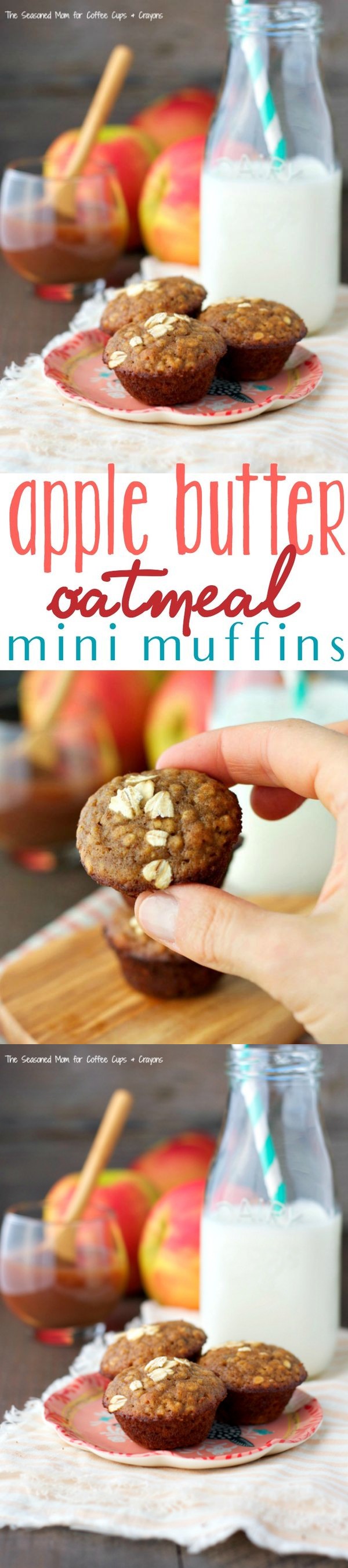 Apple Butter Oatmeal Muffins