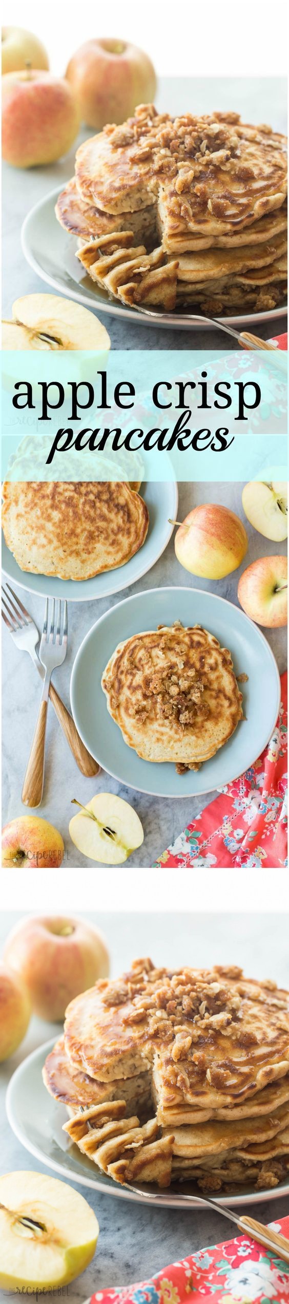 Apple Crisp Pancakes