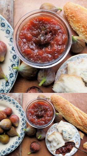 Apple, Fig and Pear Chutney with Cardamom