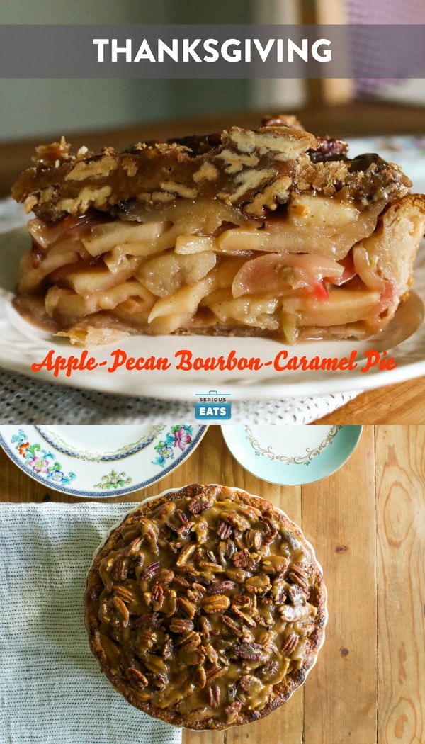 Apple-Pecan Bourbon-Caramel Pie