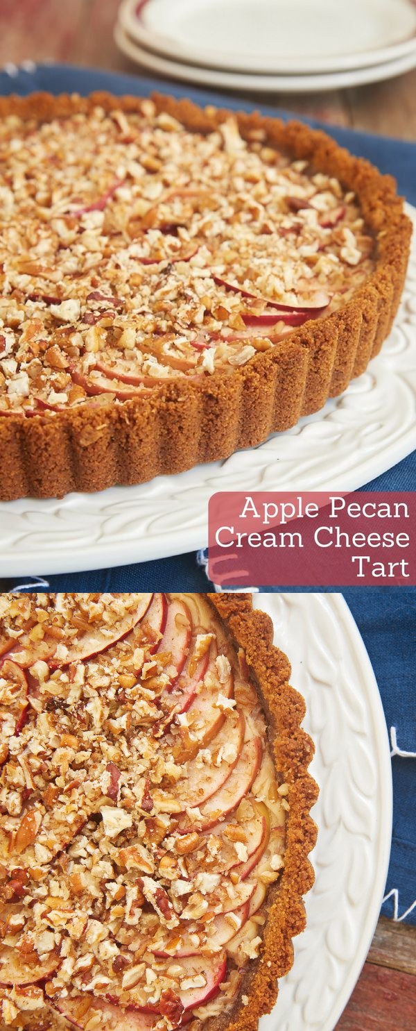 Apple Pecan Cream Cheese Tart