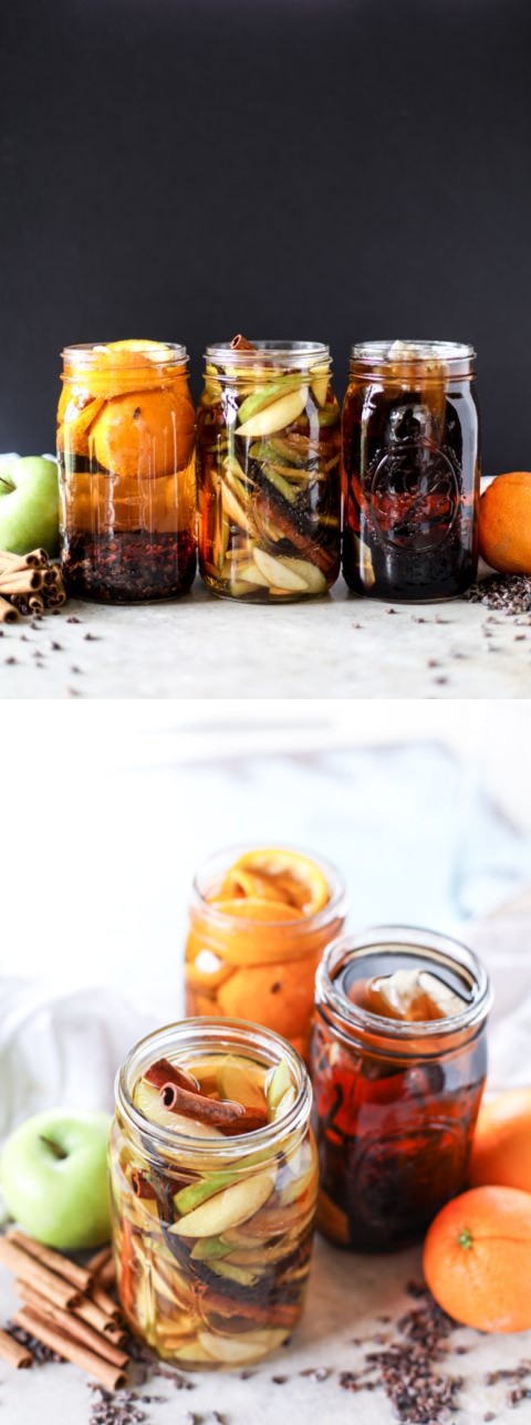 Apple Pie Bourbon, Chocolate Orange Bourbon and Vanilla Chai Bourbon