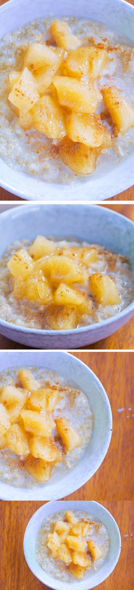 Apple Pie Quinoa Breakfast Bowls