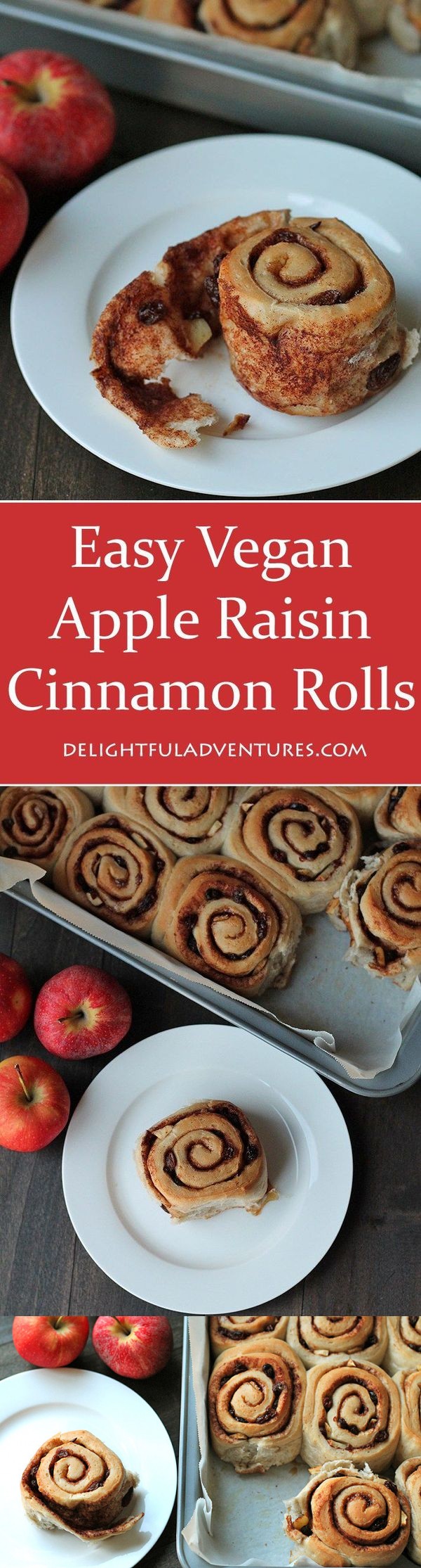 Apple Raisin Cinnamon Rolls