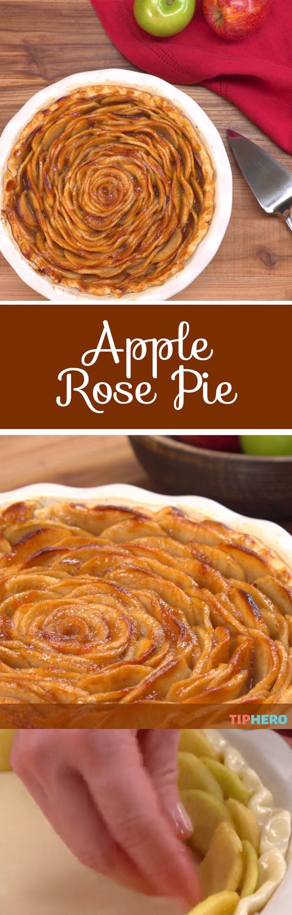 Apple Rose Pie