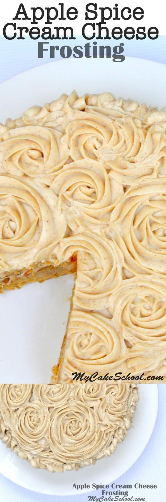 Apple Spice Cream Cheese Frosting- A Pipeable