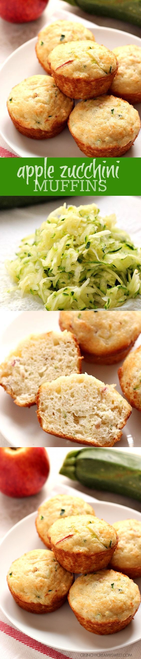 Apple Zucchini Muffins