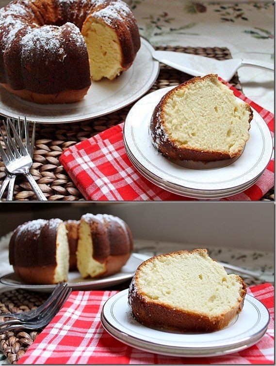 Apricot brandy cake